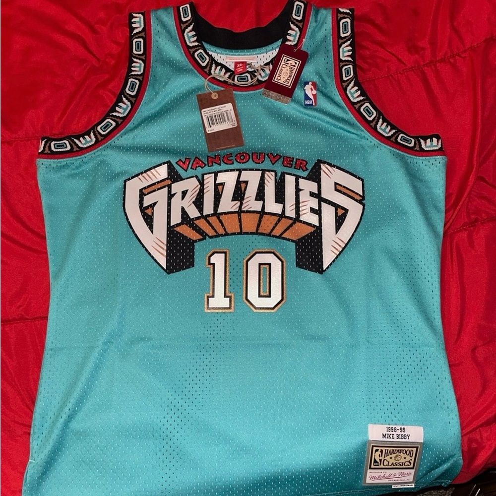 Mitchell & Ness Teal Vancouver Grizzlies Jersey